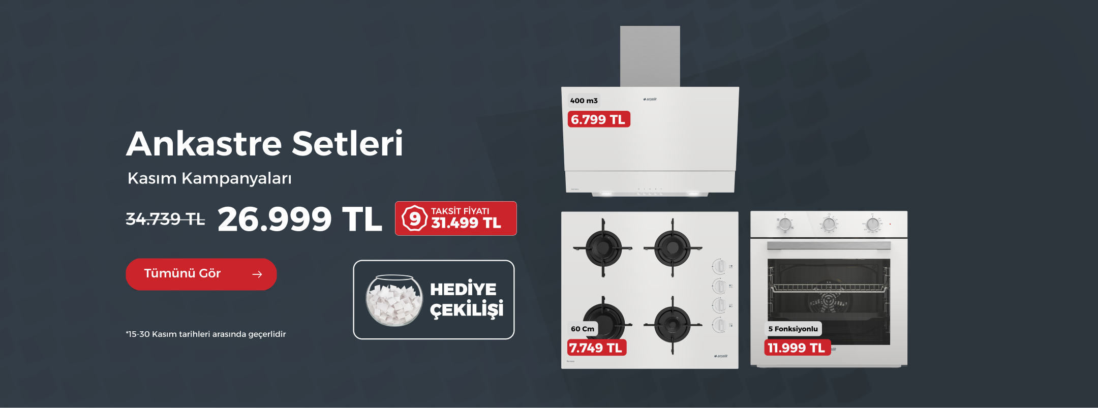 Dudullu Arçelik Ankastre Setler