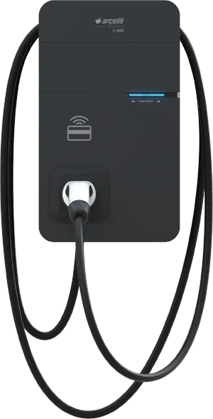 AR AX 32 RFID 22 KW Elektrikli Araç Şarj İstasyonu