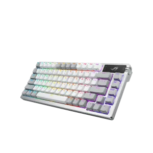 Asus ROG AzothNX RSBeyaz Kablosuz Klavye Oyuncu Ekipmanları
