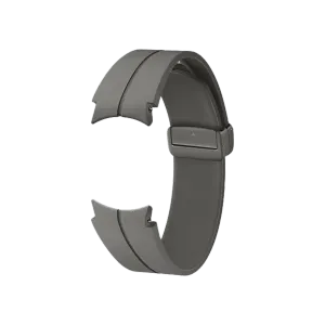 Samsung Watch 4 & 5 D-Buckle Kordon Gri Saat ve Bileklik Aksesuarı
