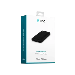 Ttec 2BB163S PowerSlim Duo 10.000mAh Ta Powerbank