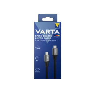 VARTA Şarj Kablosu 2m C-C Şarj Kabloları