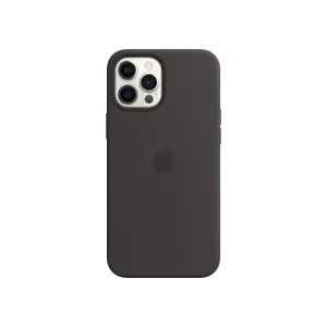 iPhone 12 Pro Max Silikon Kılıf Siyah Cep Telefonu Aksesuar