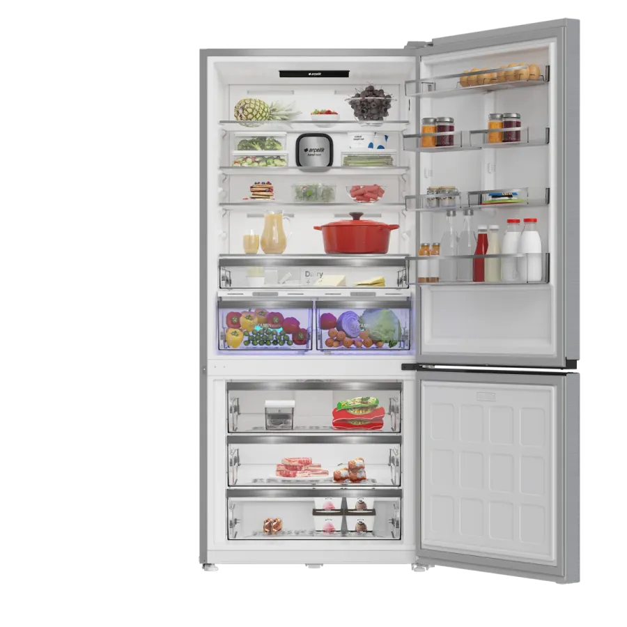 283616 EI Yapay Zeka Teknolojili Alttan Donduruculu Buzdolabı