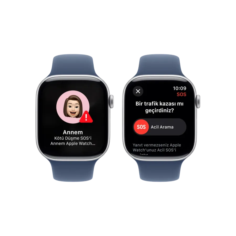 Apple Watch 10 GPS 42mm Gümüş SB-M/L Akıllı Saat