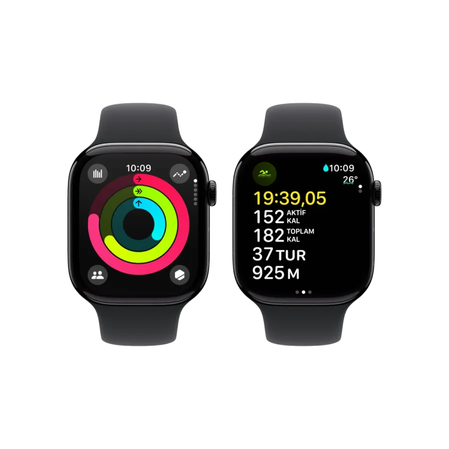 Apple Watch 10 GPS 42mm Siyah SB-S/M Akıllı Saat