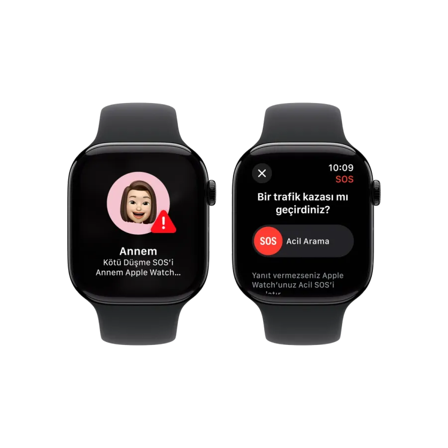 Apple Watch 10 GPS 42mm Siyah SB-S/M Akıllı Saat