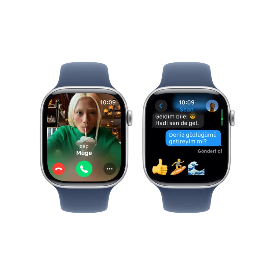 Apple Watch 10 GPS 46mm Gümüş SB-M/L Akıllı Saat