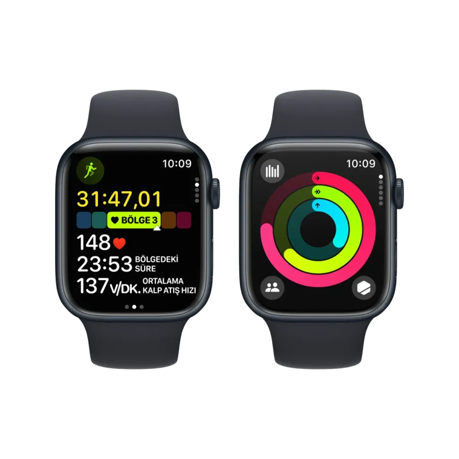 Apple Watch S9 41mm Gece Yarısı SB M/L Akıllı Saat
