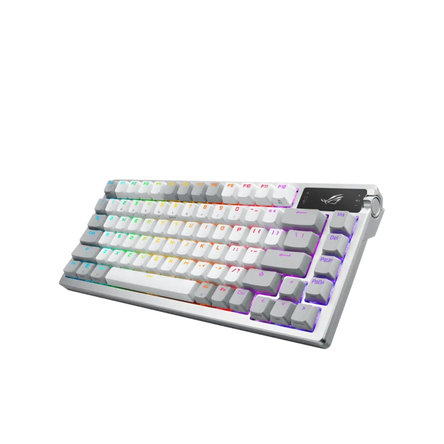 Asus ROG AzothNX RSBeyaz Kablosuz Klavye Oyuncu Ekipmanları