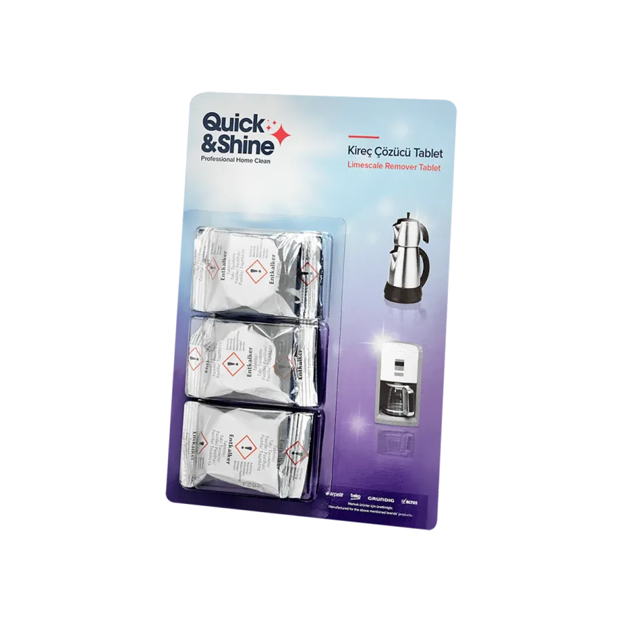 Kireç Çözücü Tablet Küçük Ev Aleti Temizlik ve Bakım Ürünleri