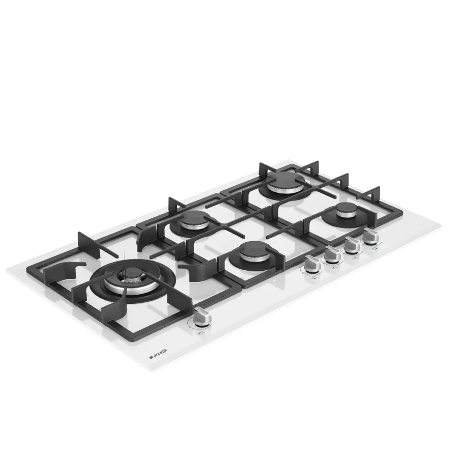 OCD D 902 DWB Gazlı Cam Tablalı Ocak