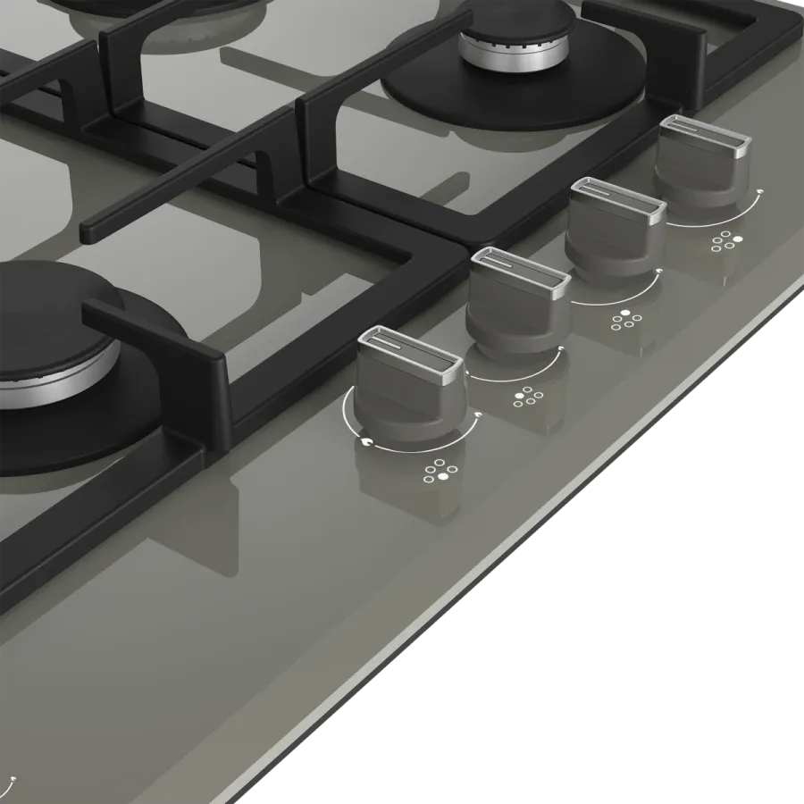 OCD D 902 DWG Gazlı Cam Tablalı Ocak