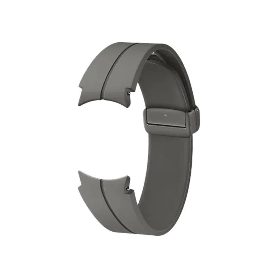 Samsung Watch 4 & 5 D-Buckle Kordon Gri Saat ve Bileklik Aksesuarı