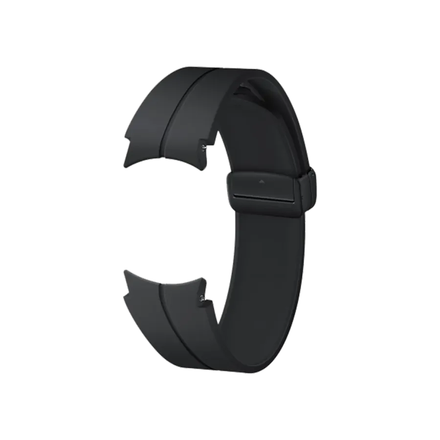 Samsung Watch 4& 5 D-Buckle Kordon Siyah Saat ve Bileklik Aksesuarı