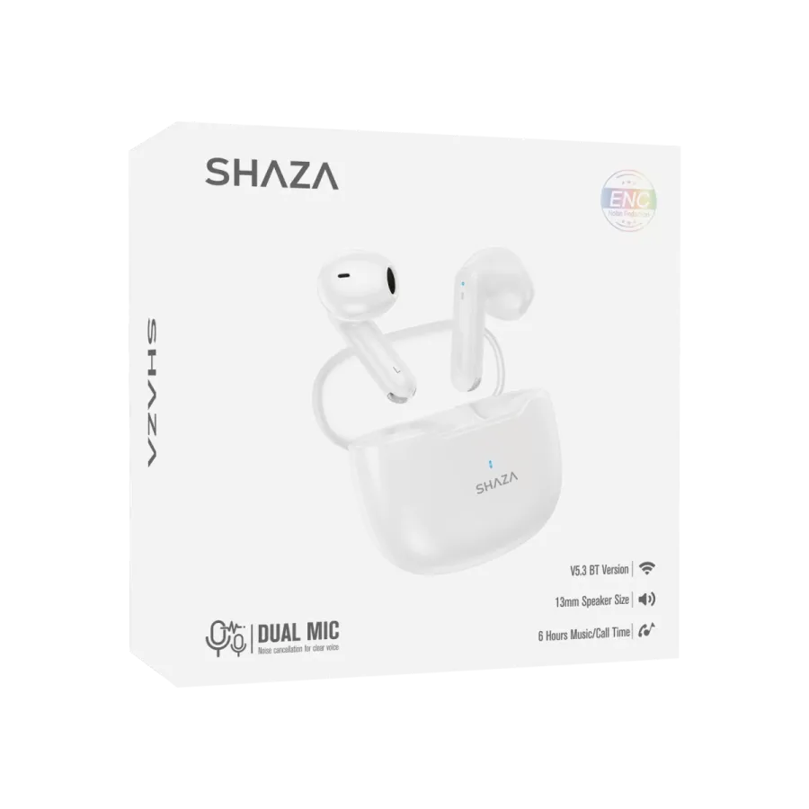 SHAZA Air7 Bluetooth Kulaklık Beyaz Kulaklık