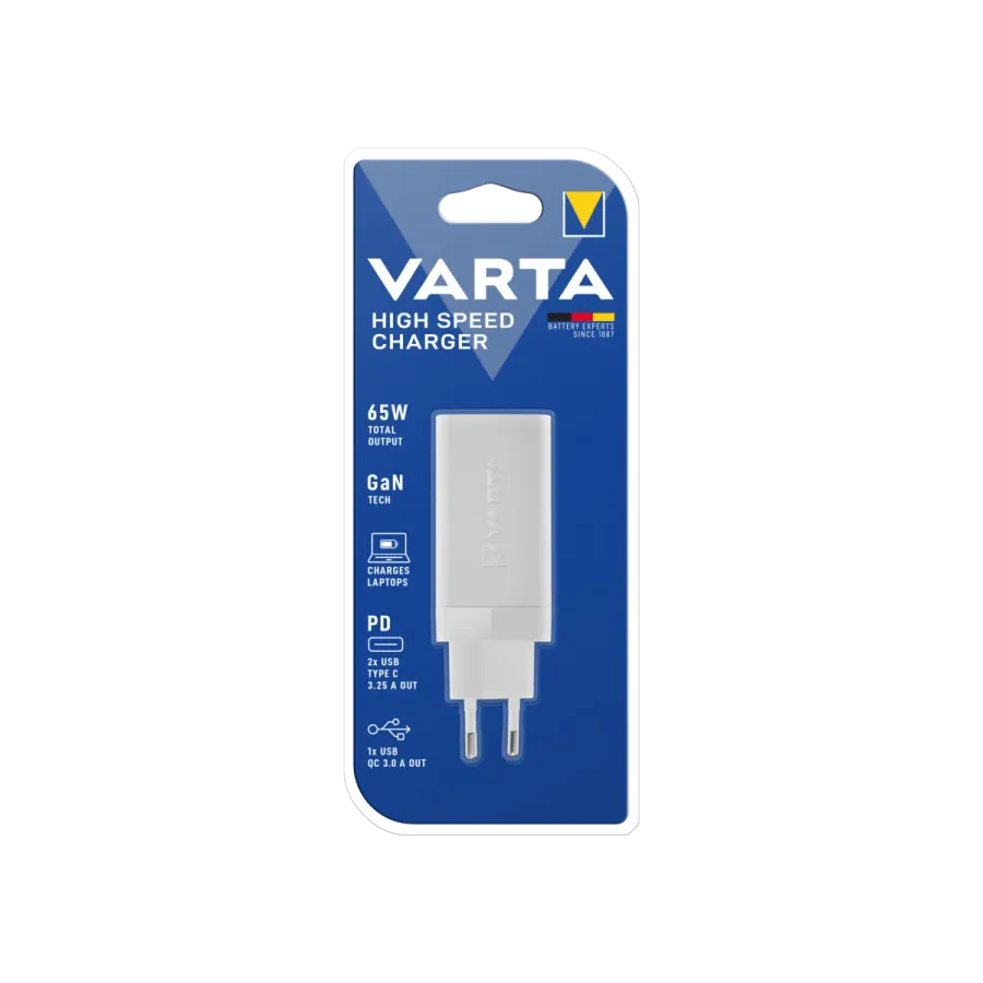 VARTA Hızlı Şarj Adaptör 65W Şarj Cihazları