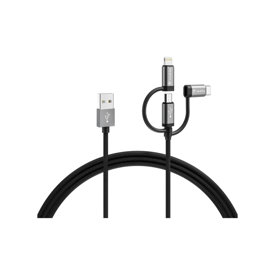 VARTA Şarj Kablosu 2m 3IN1 Şarj Kabloları