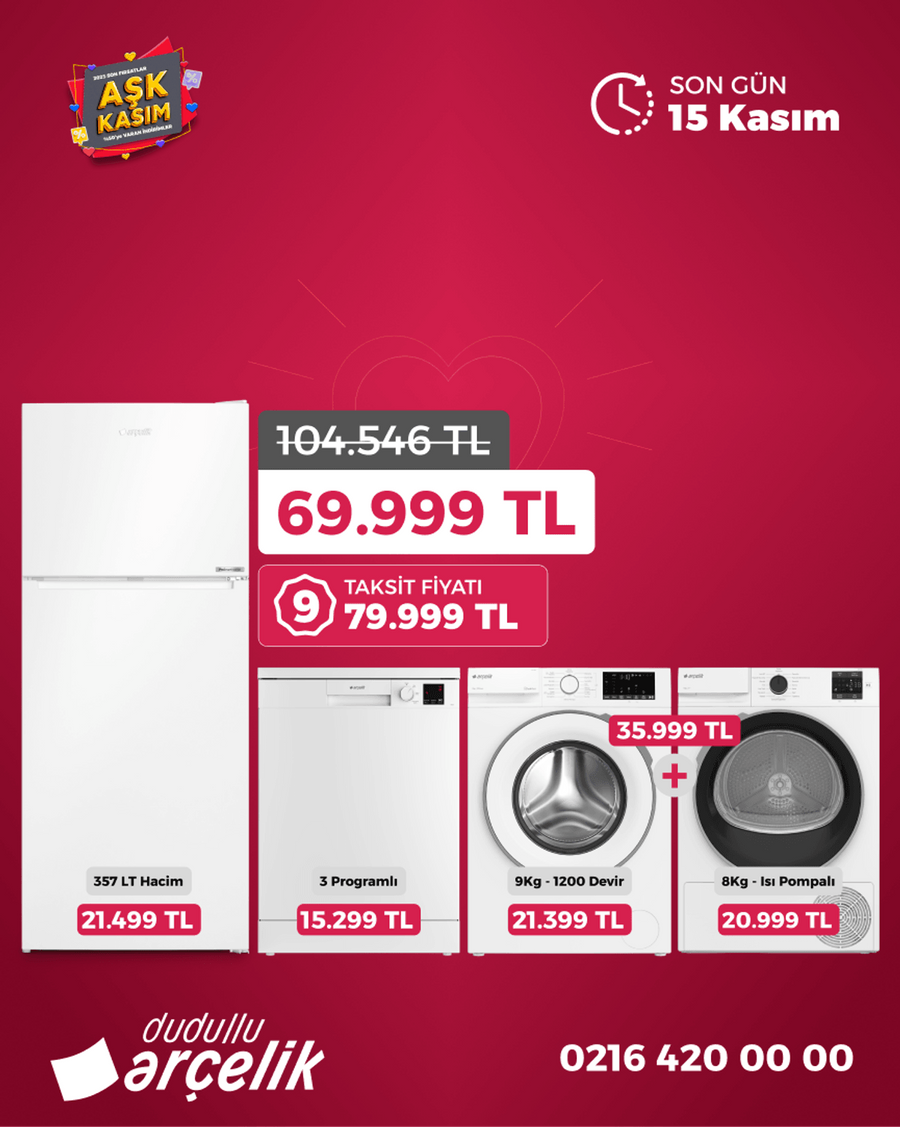 Dudullu Arçelik 4lü Çeyiz Seti 1