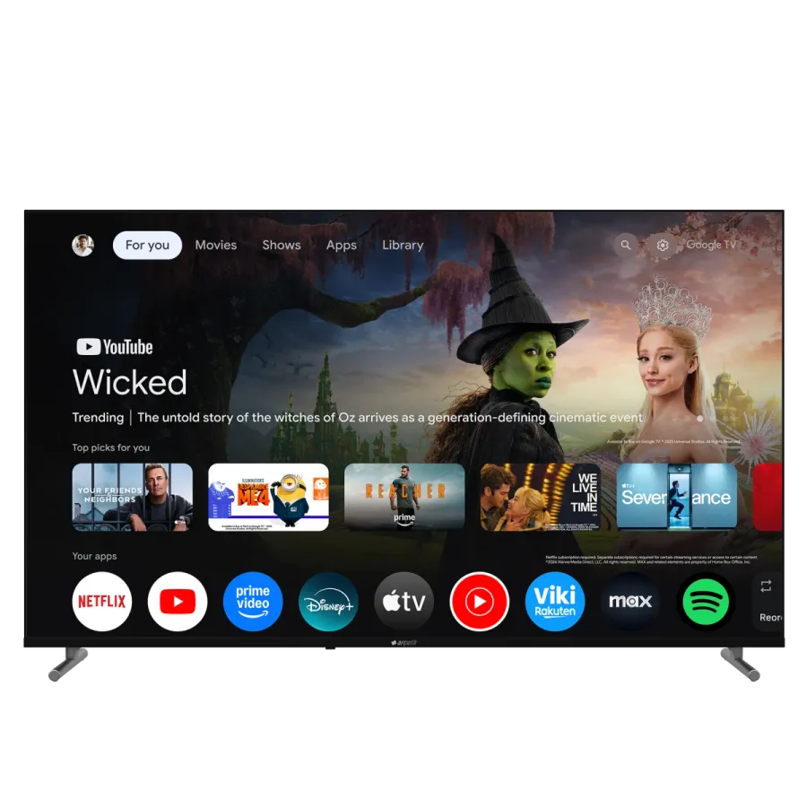 7 Serisi 55" 4K UHD Google TV - A 755 C Smart TV