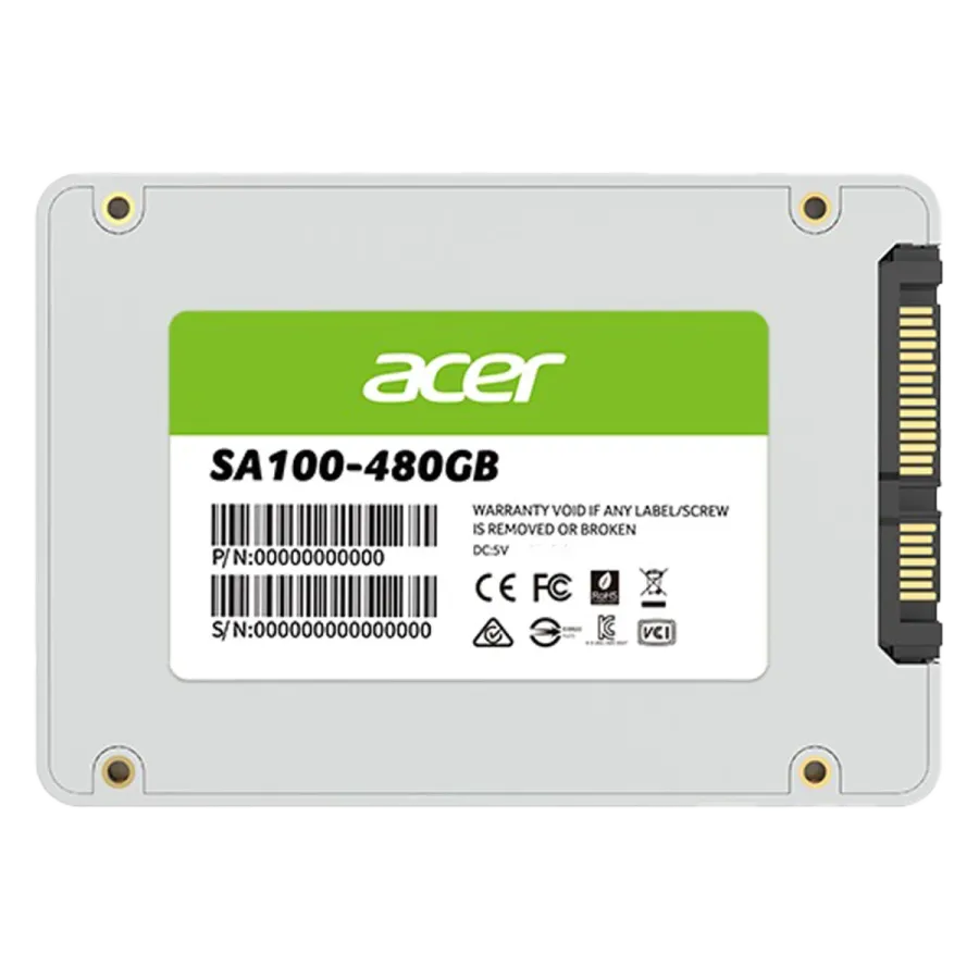 ACER SSD SA100 2.5'' 480GB Bilgisayar Çevre Birimleri