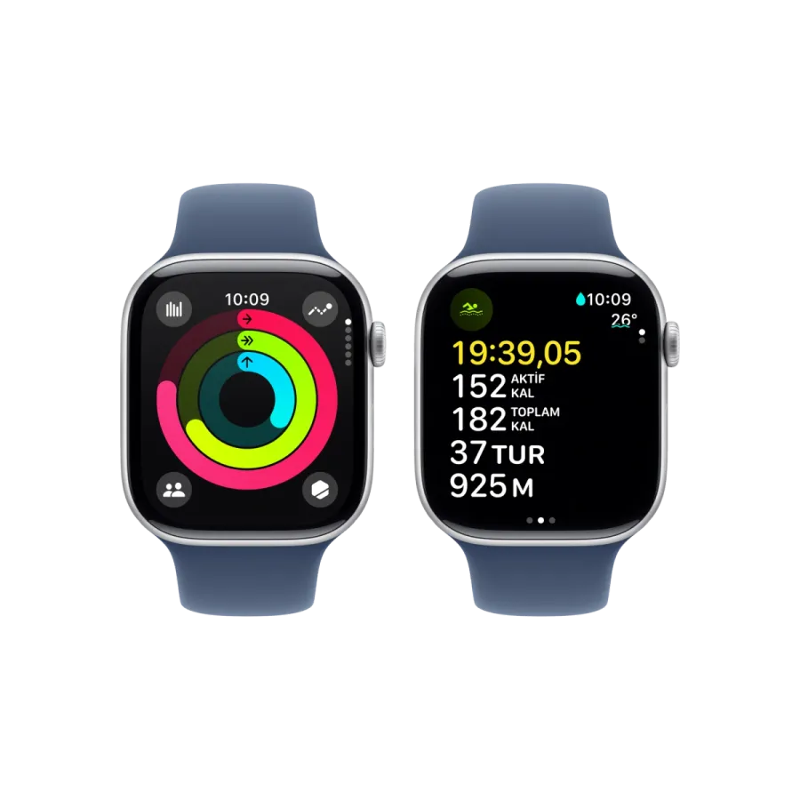 Apple Watch 10 GPS 42mm Gümüş SB-S/M Akıllı Saat