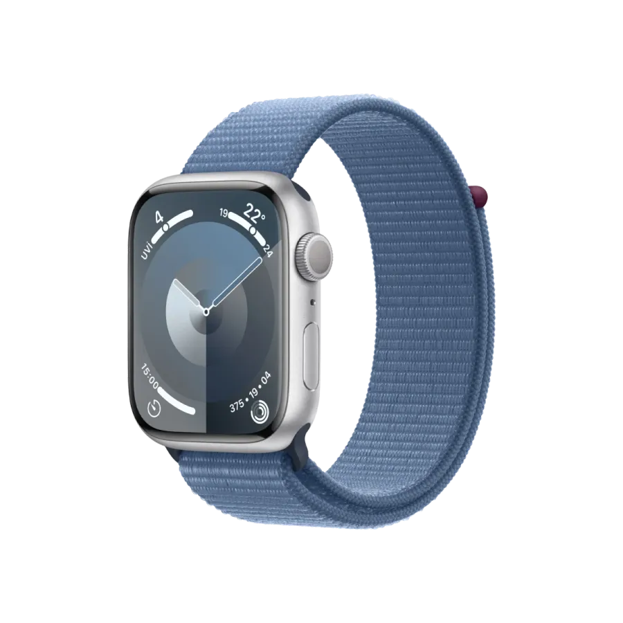 Apple Watch S9 41mm Gümüş Kış Mavi SL Akıllı Saat